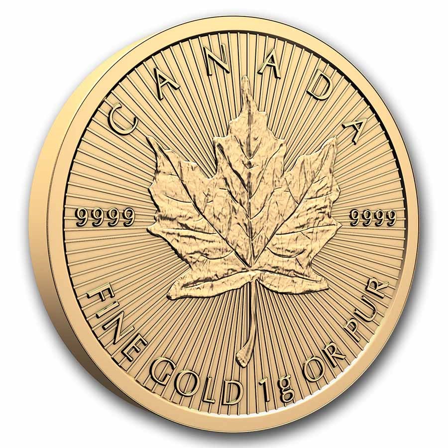 2026 MapleGram Sheet of 25 Maple Leaf 1 Gram Gold Coins - Image 4