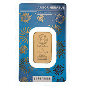 2023 10 Gram Argor Heraeus Lunar Year of the Rabbit Gold Bar