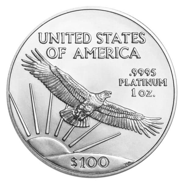 2023 1 oz Platinum American Eagles (BU) - Image 2