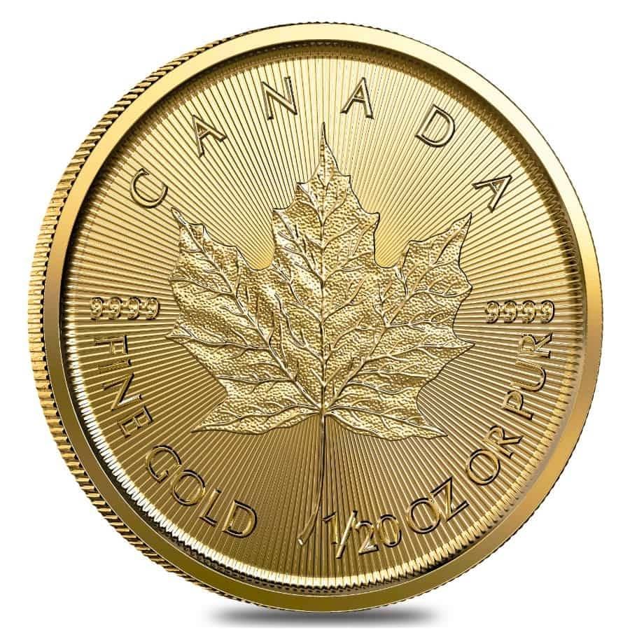 Buy 2023 Gold Canadian Gold Maple Leaf 1/20 oz (BU) Guidance