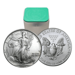 1992 - Silver American Eagle Roll of 20 Coins (BU)