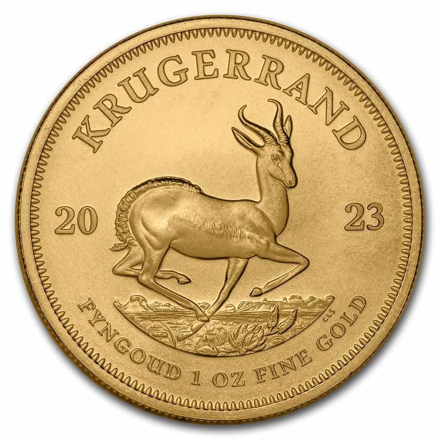 Buy 1 oz Gold South African Krugerrand Coin, Gold Coins