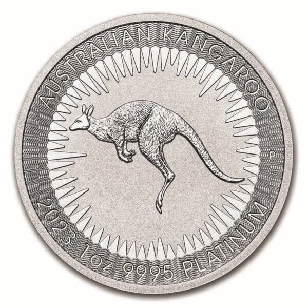 1 oz  Australian Platinum Kangaroo - Varied Year (BU)