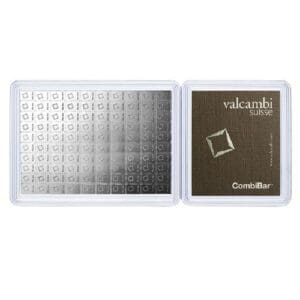 100 x 1 gram Silver Valcambi CombiBar™ (In Assay)