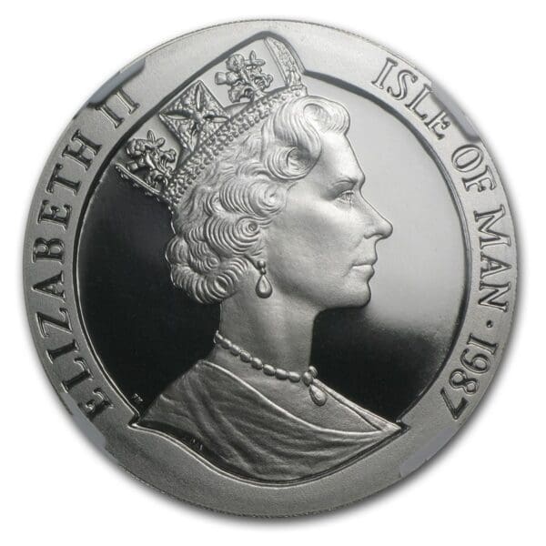 1987 - 1 oz Palladium Isle of Man Constitution Coin (BU) - Image 2