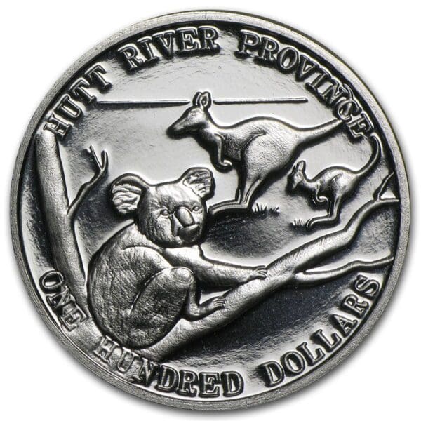 1989 1 oz Palladium $100 Hutt River Province - Proof (BU)