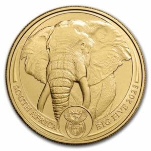2023 South Africa 1 oz Gold Big Five Elephant (BU)