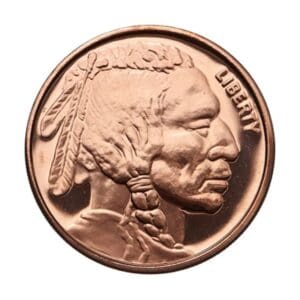 1 oz Copper Buffalo Rounds - Monster Box of 500 Coins (BU)