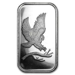 1 oz Eagle Silver Bar - SilverTowne Mint