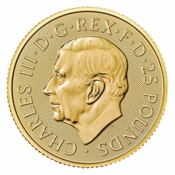 2023 - 1/4 oz Gold The Tudor Beasts - Bull of Clarence Coin (BU) - Image 2