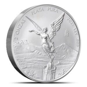 2023 - 2 oz Mexican Silver Libertad Coin (BU)