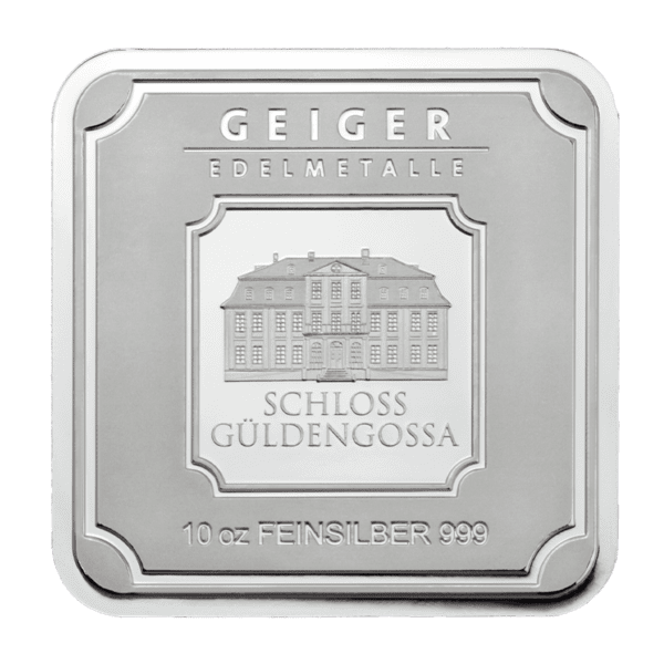 10 oz Geiger Edelmetalle Silver Bar (Sealed)