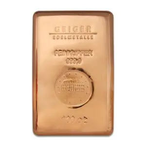 100 oz Geiger Edelmetalle Copper Bar