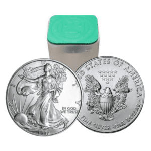 1997 - Silver American Eagle Roll of 20 Coins (BU)