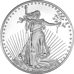 2018 - Silver American Eagle Roll of 20 Coins (BU)