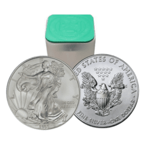 2008 - Silver American Eagle Roll of 20 Coins (BU)