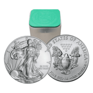 2011 - Silver American Eagle Roll of 20 Coins (BU)