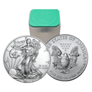 2015 - Silver American Eagle Roll of 20 Coins (BU)