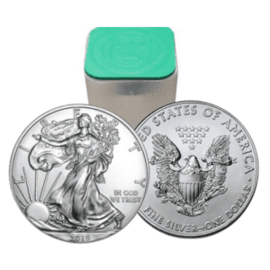 2022 - Silver American Eagle Roll of 20 Coins (BU)