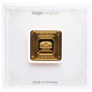 20 gram Geiger Edelmetalle Gold Bar (In Assay)