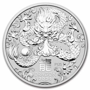 2024 Kilo Australia Silver Lunar Dragon BU - Series III