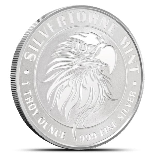 1 oz SilverTowne Mighty Eagle Silver Round
