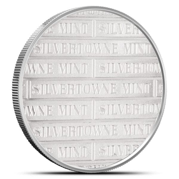 1 oz SilverTowne Mighty Eagle Silver Round - Image 2