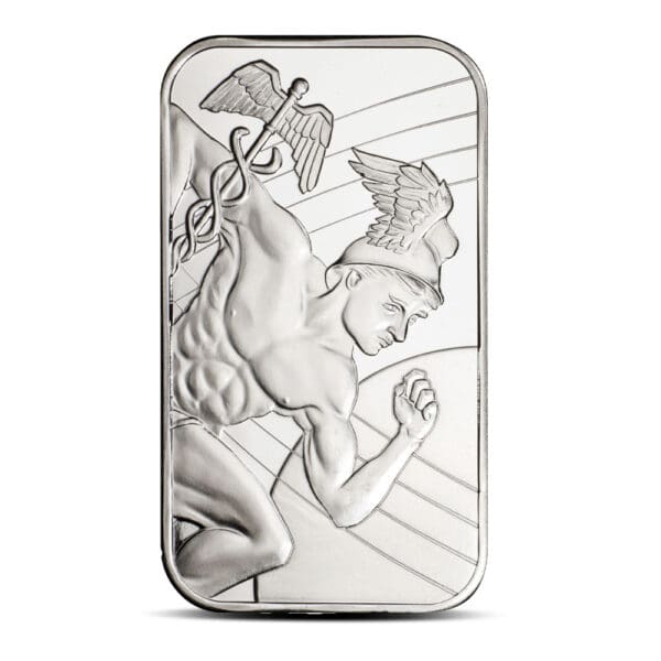 1 oz Sunshine Minting Silver Mercury Bar