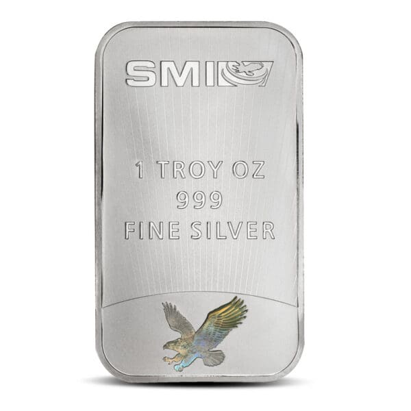 1 oz Sunshine Minting Silver Mercury Bar - Image 2