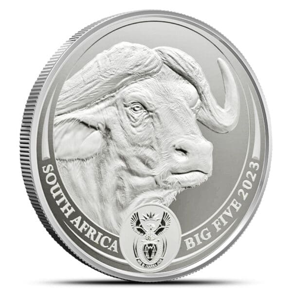 2023 1 oz South African Big Five Series II Buffalo Silver Coin - Big Five Series II