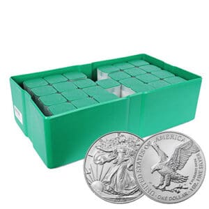 American Silver Eagles Monster Box Varied Year - Unsealed (BU)