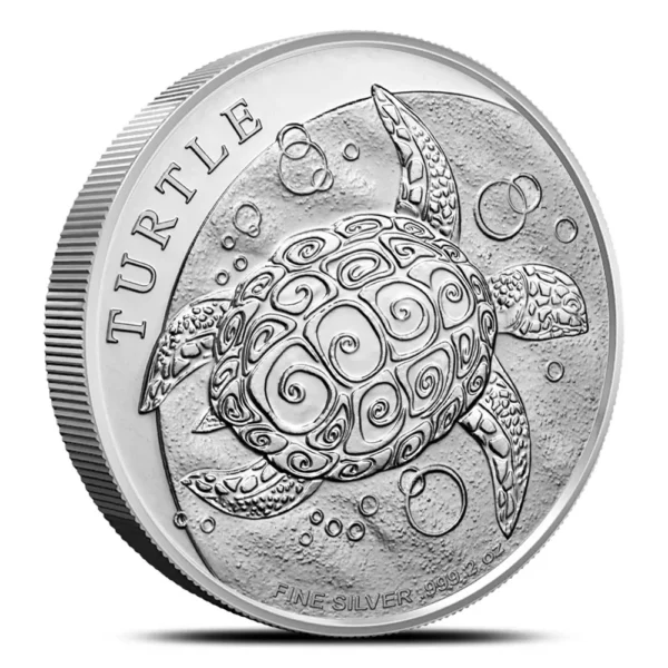 2024 Niue 2 oz Silver $5 Hawksbill Turtle Coin - .999 Pure