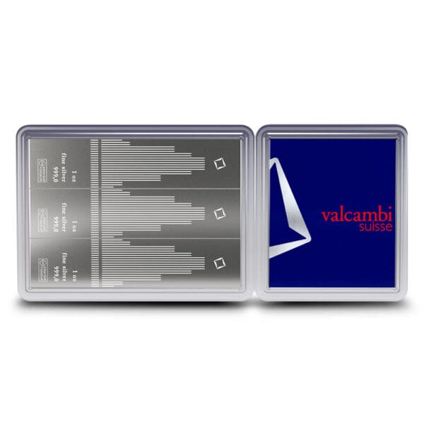 3 oz Valcambi Skyline Silver CombiBar