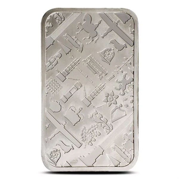 5 oz Silver JBR Bar - Icons of Britain Series - Image 2