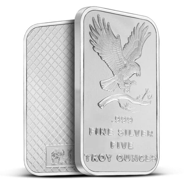 STM Silver 5 oz Eagle Bar - Image 3