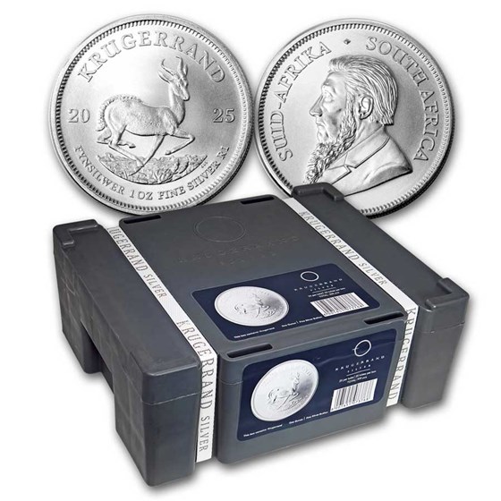 2025 South Africa 1 Oz .999 Silver Plated Krugerrand Coin - Uncirculated, China Mint