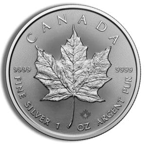 2025 1 oz Silver Canadian Maple Leaf (BU)