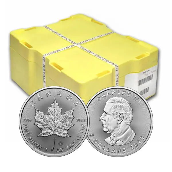 1 oz Silver Canadian Maple Leaf - varied year - Image 4
