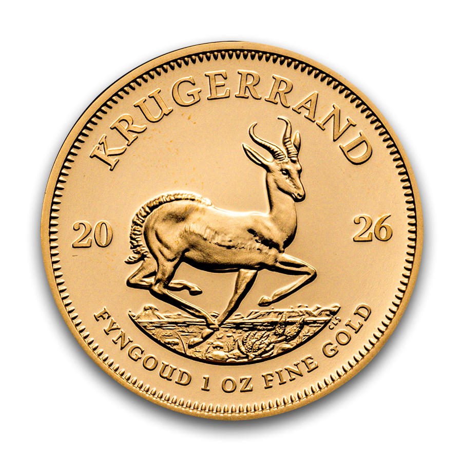2026 - 1 oz South African Krugerrand Gold Coin (BU)