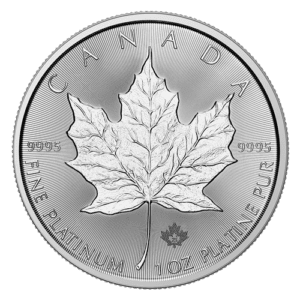 2025 - Platinum Canadian Maple Leaf - 1 oz (BU)