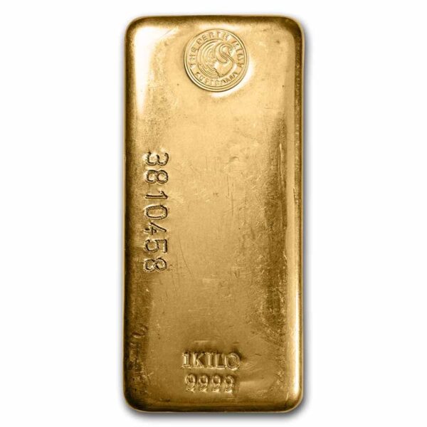 1 Kilo Gold Bar - Australian Perth Mint .9999