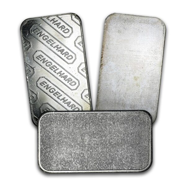 1 oz Silver Bar - Engelhard - Image 2