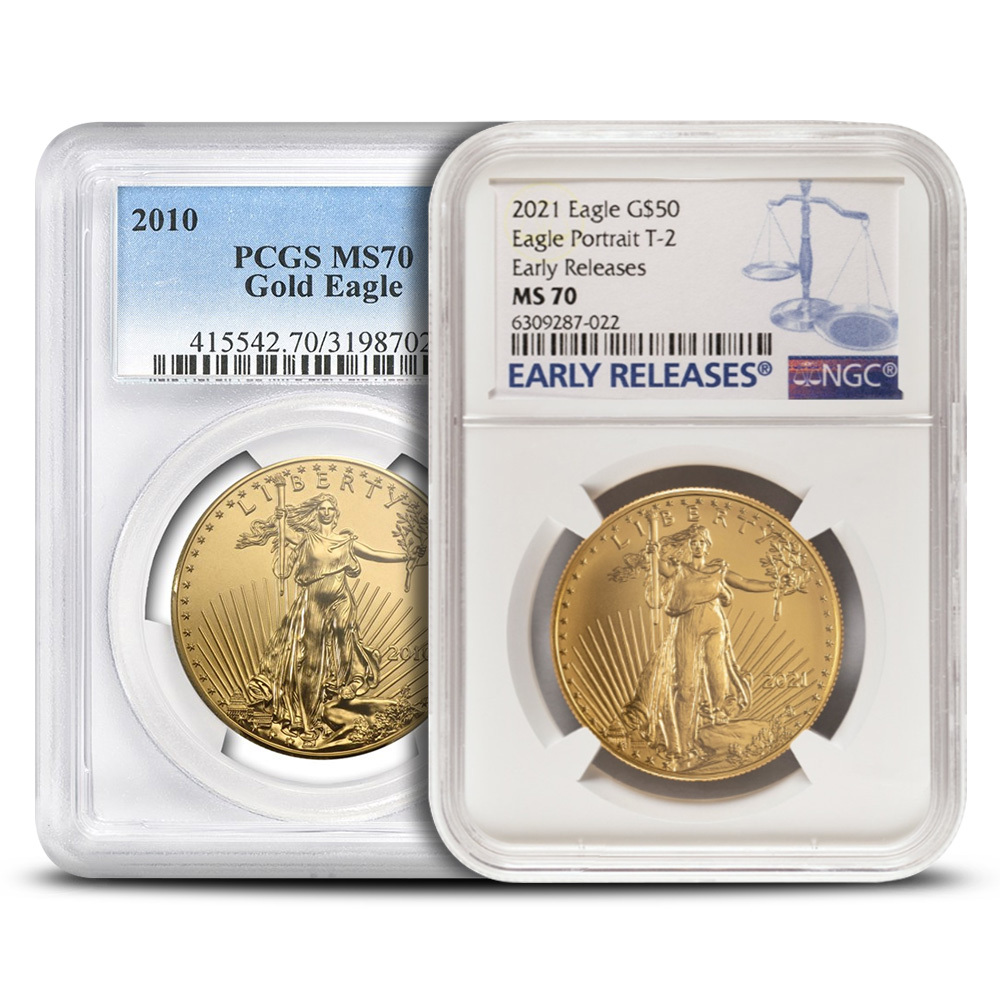 Graded Gold American Eagles