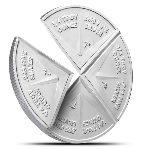 1 oz Silvertowne Divisible Silver Round - Image 2