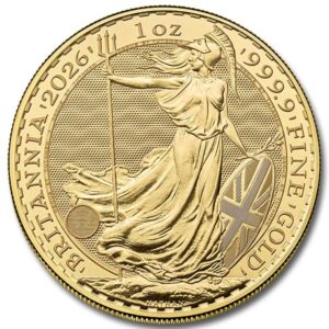 2026 Great Britain 24k Gold Britannia – King Charles III – 1 oz (BU)