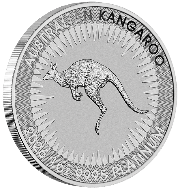 2026 1 oz Australian Platinum Kangaroo (BU) - Image 3