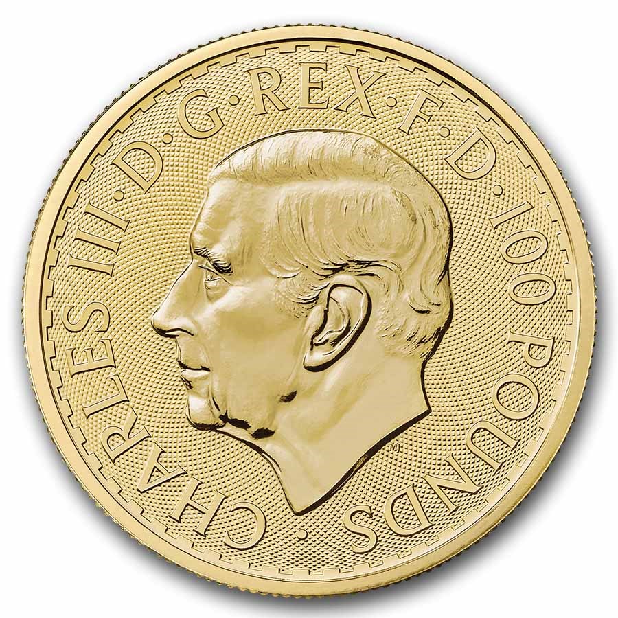 2026 Great Britain 24k Gold Britannia – King Charles III – 1 oz (BU) - Image 2