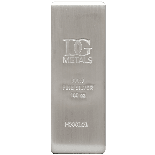 100 oz Silver Bar – Dillon Gage