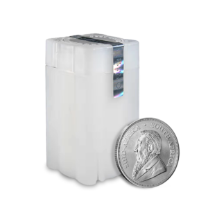 2026 – 1 oz Silver South African Krugerrand Tube of 25 Coins (BU)