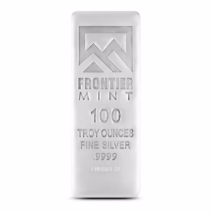 100 oz Frontier Mint Silver Bar